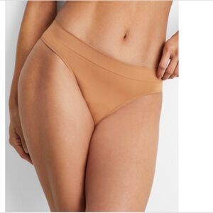 State of Day Seamless Thong Underwear Nude Blush NWT Size XS